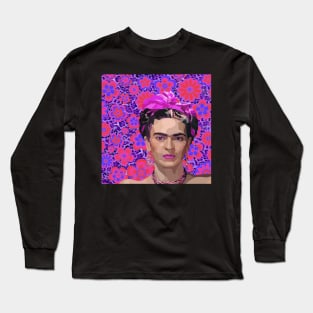 Frida in Purple Long Sleeve T-Shirt